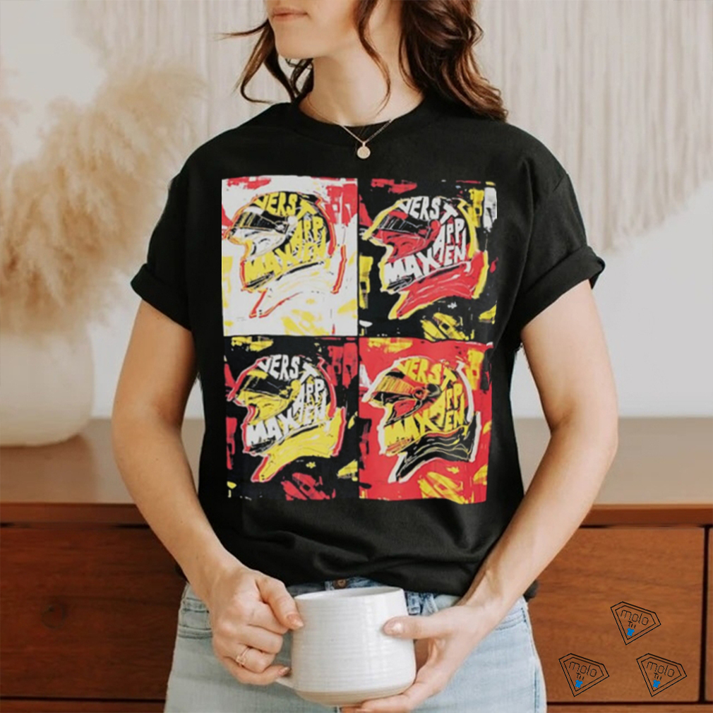 Official Oracle Red Bull Racing Max Verstappen Pop Art Shirt Official Oracle Red Bull Racing Max Verstappen Pop Art Shirt