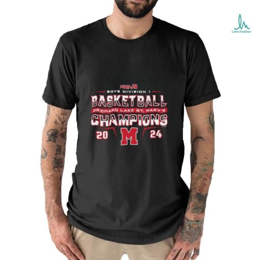 Official Orchard Lake St. Mary’s 2024 MHSAA Boys Basketball Division I Champions Shirt