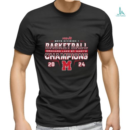 Official Orchard Lake St. Mary’s 2024 MHSAA Boys Basketball Division I Champions Shirt