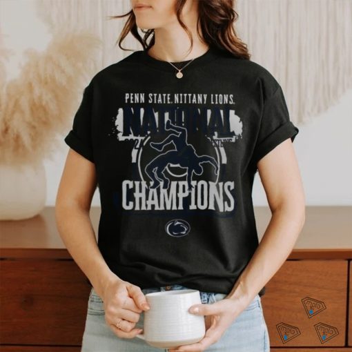 Official Penn State Nittany Lions 2024 NCAA Wrestling National Champions Comfort Colors T Shirt