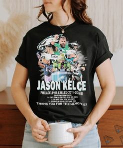 Official Philadelphia Eagles Jason Kelce Thank You For The Memories T Shirt