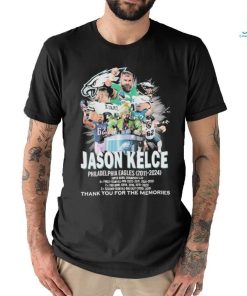 Official Philadelphia Eagles Jason Kelce Thank You For The Memories T Shirt