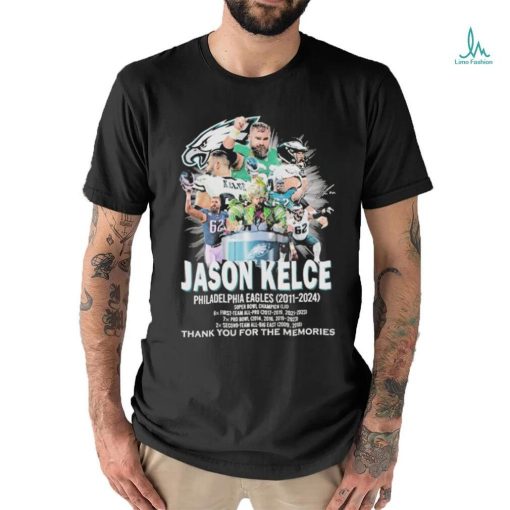 Official Philadelphia Eagles Jason Kelce Thank You For The Memories T Shirt