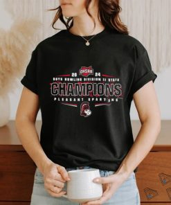 Official Pleasant Spartans 2024 OHSAA Boys Bowling Division II State Champions shirt