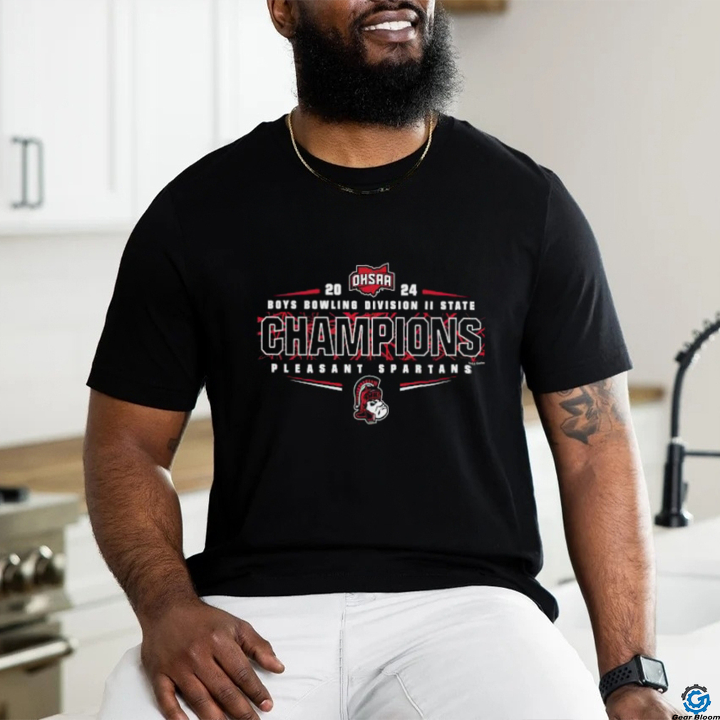Official Pleasant Spartans 2024 OHSAA Boys Bowling Division II State Champions shirt Official Pleasant Spartans 2024 OHSAA Boys Bowling Division II State Champions shirt