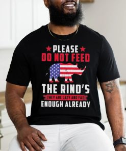 Official Please Do Not Feed The Rino’s They Are Lazy And Fat Enough Already Shirt