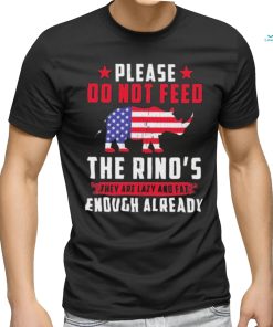 Official Please Do Not Feed The Rino’s They Are Lazy And Fat Enough Already Shirt