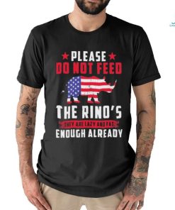 Official Please Do Not Feed The Rino’s They Are Lazy And Fat Enough Already Shirt
