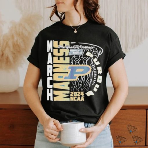 Official Purdue Boilermakers 2024 NCAA March Madness The Road To Phoenix Shirt