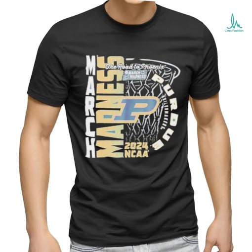 Official Purdue Boilermakers 2024 NCAA March Madness The Road To Phoenix Shirt