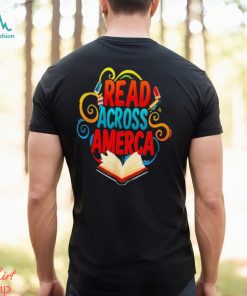 Official Reads across America reading teacher books reader T shirt