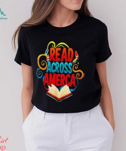 Official Reads across America reading teacher books reader T shirt