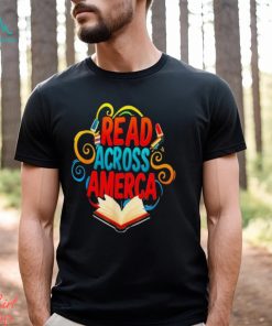 Official Reads across America reading teacher books reader T shirt