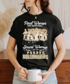 Official Real Women Love Basketball Smart Women Love The Purdue Men’s Basketball 2024 Shirt