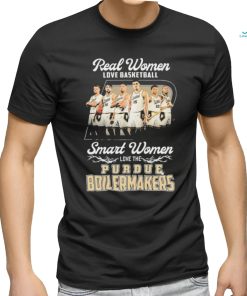 Official Real Women Love Basketball Smart Women Love The Purdue Men’s Basketball 2024 Shirt