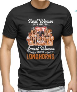 Official Real Women Love Basketball Smart Women Love The Texas Longhorns Women’s Basketball 2024 Shirt