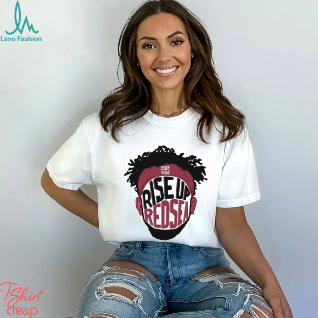 Official Rise Up Red Sea Face Logo T shirt Official Rise Up Red Sea Face Logo T shirt