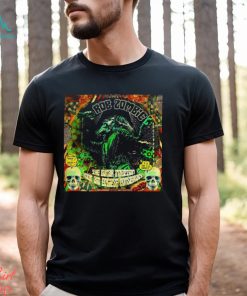 Official Rob Zombie The Lunar Injection Kool Aid Eclipse Conspiracy May 10th 2024 Shirt