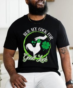 Official Rub My Cock For Good Luck St Patrick’s Day Irish Shamrock shirt