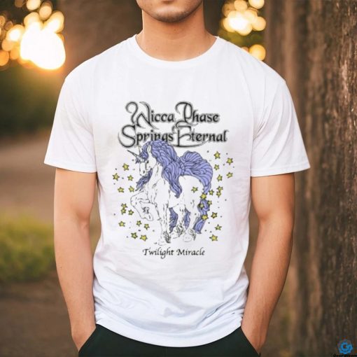 Official Run For Cover Records Merch Store Wicca Phase Springs Eternal Twilight Miracle Unicorn T Shirt