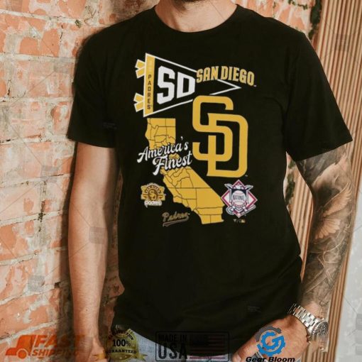 Official San Diego Padres Split Zone America’s Finest Shirt