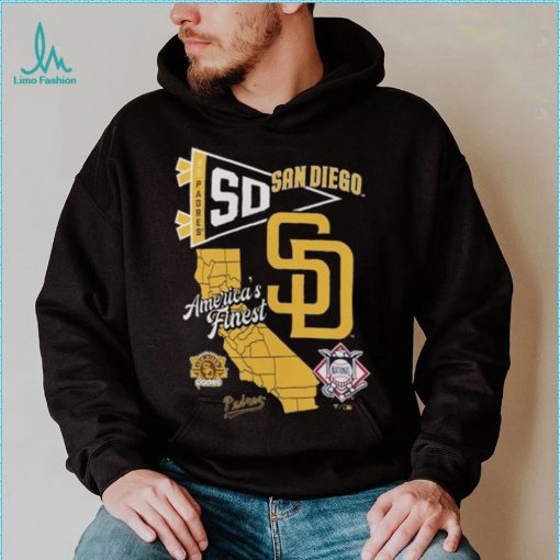 Official San Diego Padres Split Zone America’s Finest Shirt