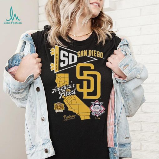 Official San Diego Padres Split Zone America’s Finest Shirt