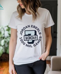Official Seattle Kraken Jordan Eberle 1000 Nhl Games 7 Ebs Logo T shirt, hoodie, sweater, long sleeve and tank top Official Seattle Kraken Jordan Eberle 1000 Nhl Games 7 Ebs Logo T shirt