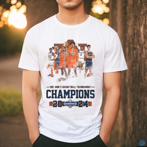Official Sec Men’s Basketball Champions 2024 Auburn Tigers Let’s Go Tigers T shirt