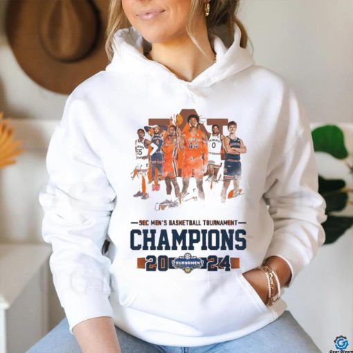 Official Sec Men’s Basketball Champions 2024 Auburn Tigers Let’s Go Tigers T shirt