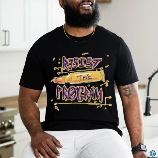 Official Sental Merch Resist The Program Bullet T shirt