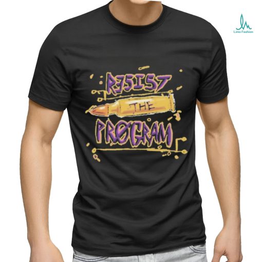 Official Sental Merch Resist The Program Bullet T shirt