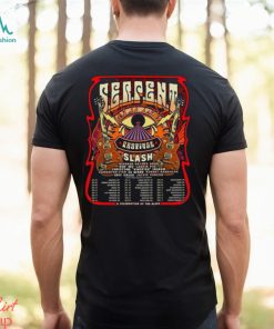 Official Slash Announces S.E.R.P.E.N.T. Festival Tour 2024 T shirt