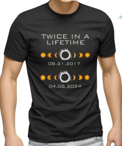 Official Solar Eclipse Twice In A Lifetime 2024 Solar Eclipse shirt