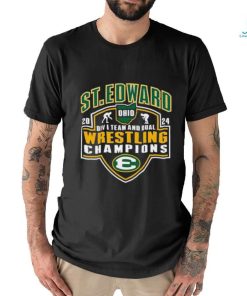 Official St Edward 2024 Div I Team and Dual Wrestling Champions shirt