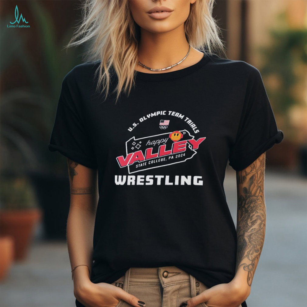 Official Team usa us olympic team wrestling trials happy valley shirt