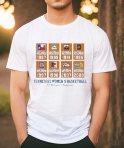 Official Tennessee Women’s Basketball 8x National Champions T Shirt