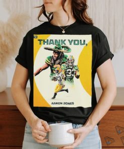 Official Thank You Aaron Jones 33 Has Contributed Green Bay Packers Shirt