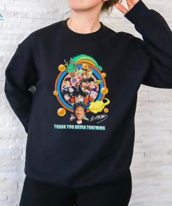 Official Thank You Akira Toriyama Dragon Ball Z Signature Shirt