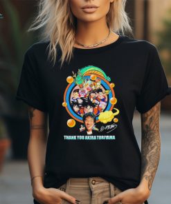 Official Thank You Akira Toriyama Dragon Ball Z Signature Shirt