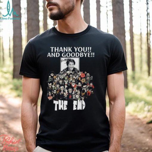Official Thank You And Goodbye Akira Toriyama Dragon Ball The End Shirt
