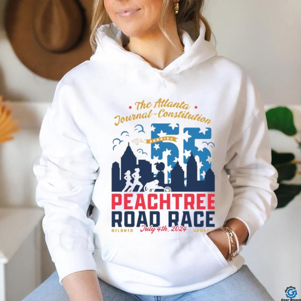Official The Atlanta Journal Constitution Peachtree Road Race July 4 2024 Atlanta Georgia City 55 Apple T shirt Official The Atlanta Journal Constitution Peachtree Road Race July 4 2024 Atlanta Georgia City 55 Apple T shirt