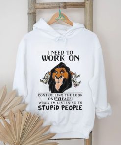 Official The Lion King 30th Anniversary I Need To Work On Controlling The Look On My Face Shirt