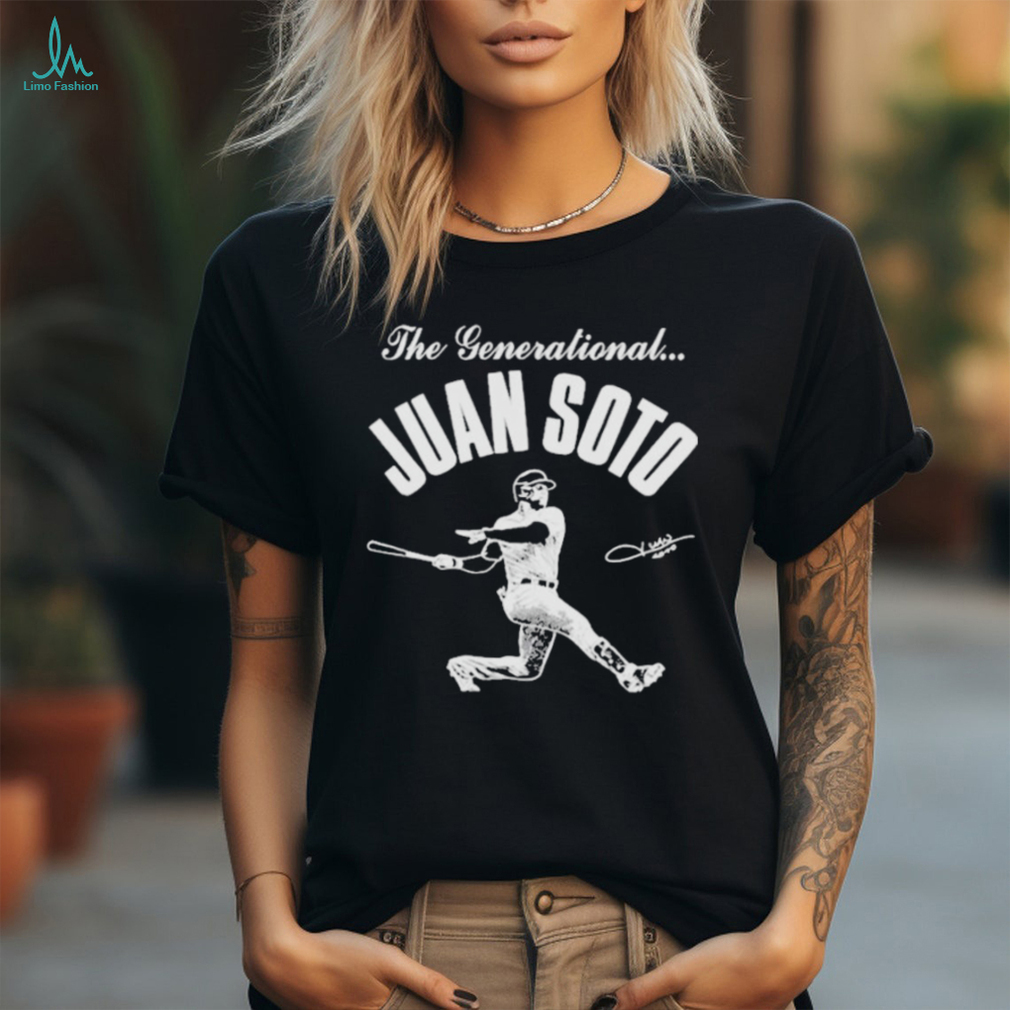 Official The generational juan soto new york yankees MLB signature shirt Official The generational juan soto new york yankees MLB signature shirt