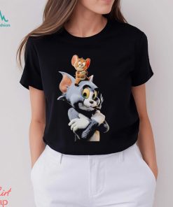 Official Tom And Jerry Gangster Smoking And Count Money T shirt