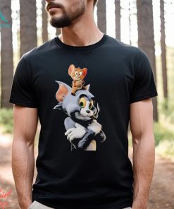 Official Tom And Jerry Gangster Smoking And Count Money T shirt