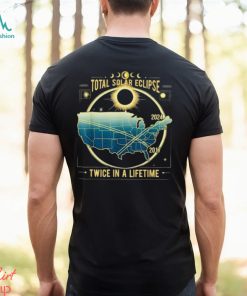 Official Total solar eclipse twice in a lifetime 2024 T shirt