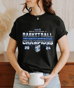 Official Tri Unity Christian 2024 MHSAA Boys Basketball Division 4 Champions Shirt