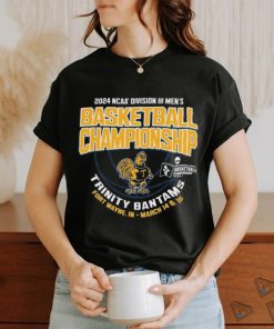 Official Trinity Bantams 2024 NCAA Division III Men’s Basketball Championship Shirt