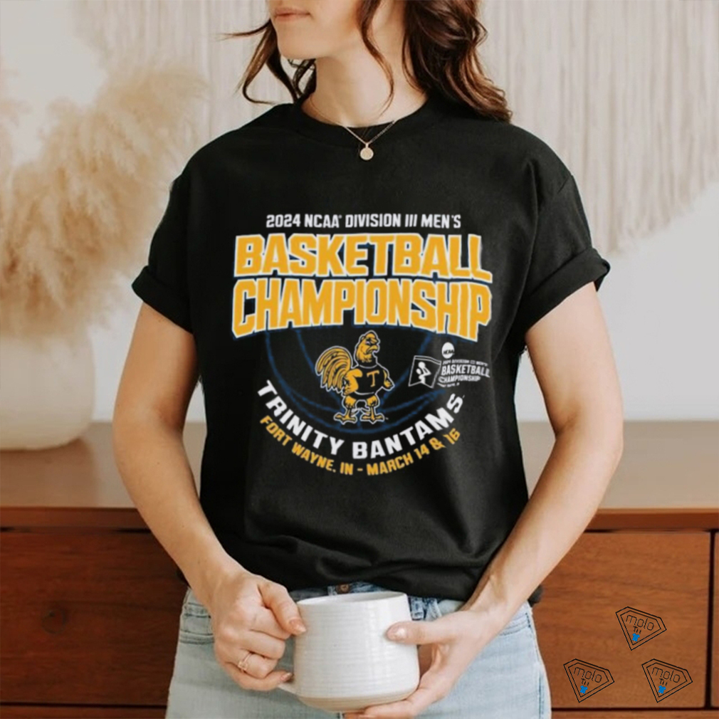 Official Trinity Bantams 2024 NCAA Division III Men’s Basketball Championship Shirt Official Trinity Bantams 2024 NCAA Division III Men’s Basketball Championship Shirt